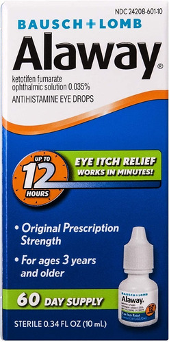 Bausch + Lomb Alaway (gotas Antihistamínicos Para Los Ojos)