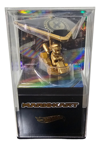 Mario Kart Hot Wheels Gold Edition Customized 1/64 Mattel® (Reacondicionado)