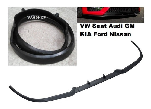 Imagen 1 de 10 de Faldon Spoiler Lip Tipo Cupra Super Flexible!! Universal Jetta Audi Seat Aveo Vw