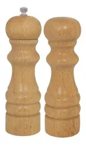 Comprar Set Molinillos Salero Pimentero Madera Mecanismo Acero