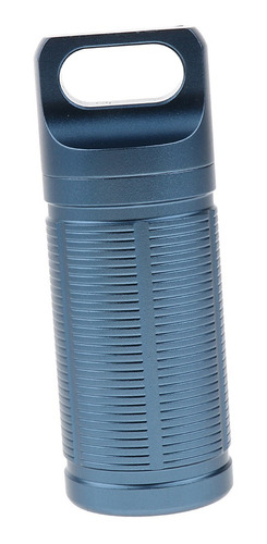 Píldora Caja Botella Impermeable Titular De Madicina Azul
