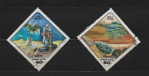 Selos Da Hungria, Selos Aéreo Pesquisas Espaciais,1978 Usado