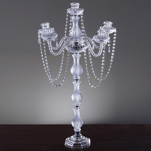 Tableclothsfactory 35  Tall Stunning Candelabro Vidrio Boda