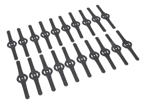 20 Cuchillas De Plástico Para Cortacésped Eléctrico Para Jar