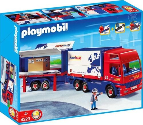 Playmobil 4323 Camion Con Trailer Intek Bunny Toys