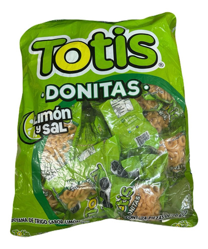 Totis Donitas Limon Y Sal 24pz