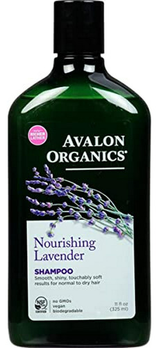 Shampoo Orgánico Avalon, Lavanda Nutritiva, 11 Oz