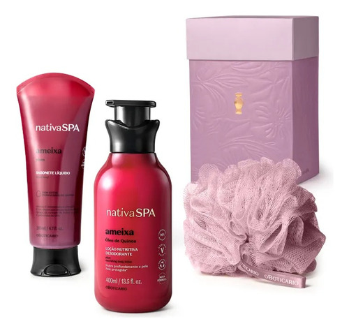 Kit Presente Dia Das Mães Nativa Spa Ameixa (3 Itens)