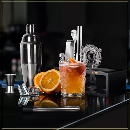 Set De Coctelería Mixer Cocktail Bar De 25 Piezas