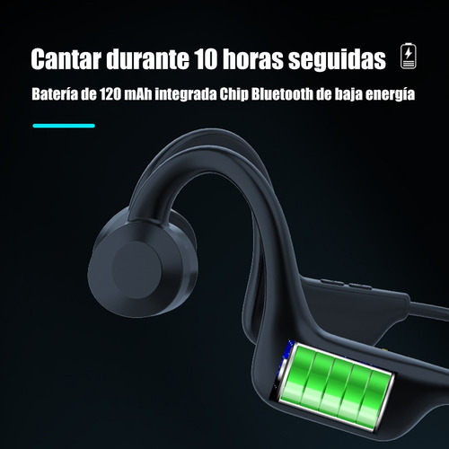Audífono Inalámbrico Deportivo Vg02 Conducción Ósea