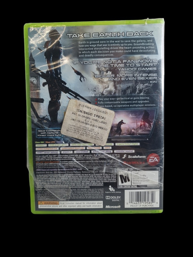 Mass Effect 3 Juego Para Xbox 360 Better With Kinect Sensor