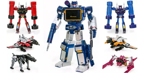 Transformers Soundwave + Thf Tape Corps (6 Cassettes)