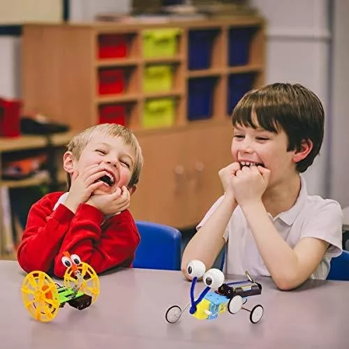 Kits de ciencia robótica de motor eléctrico, juguetes STEM para niños, kits  de experimentos de ciencia de construcción para niños y niñas, garabatos