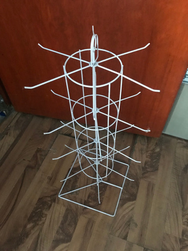 Imagen 3 de 3 de 5 Exhibidor Araña Giratorio Mostrador Botanero 4 Niv Gancho