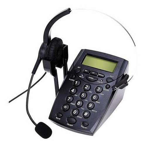 Teléfono Call Center Headset Manos Libre Cabezal Noga 200d R