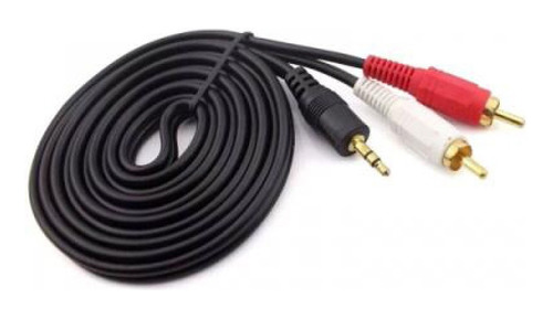 Cable Plug 3,5 A 2 Rca 5 Metros - S