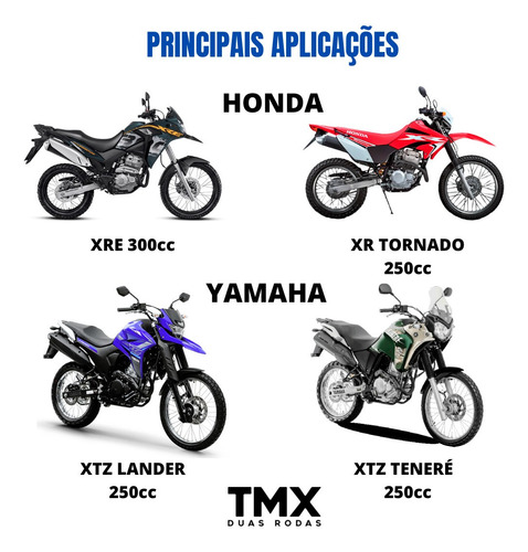 Kit Pneu Moto Vipal 90/90-21 (d) Tr300 + Camara Mg21 Gulfair
