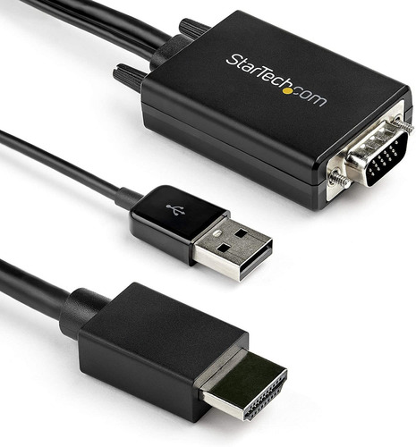 Cable Adaptador De Vga A Hdmi Macho De 2m Startech /vc