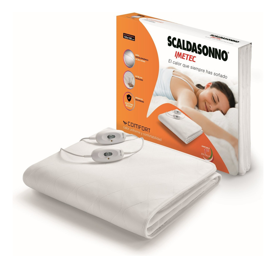 Calientacama Scaldasonno Comfort 2 Plazas Color Blanco