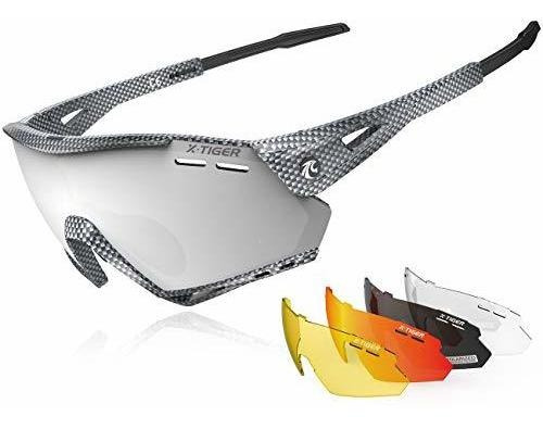 X-tiger - Gafas De Sol Polarizadas Para Ciclismo Con 5 Lente