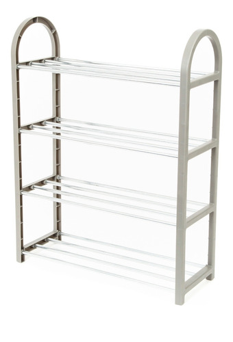 Imagen 5 de 5 de Organizador Zapatos Rack 8 Pares Estantes Multiuso