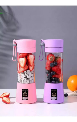 Mini Licuadora Portátil Usb Recargable 380ml Juice Blender A