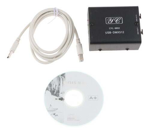 512 Canales Usb A Dmx512 Luz Led Dmx- Controlador