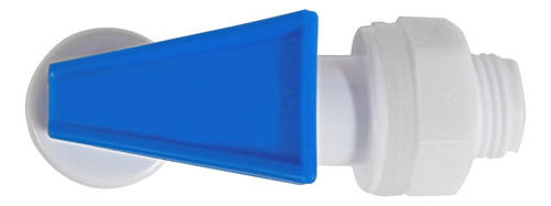 Llave Valvula Para Despachar Agua 3/4 Blanca Fleximatic 4428 Color Blanco