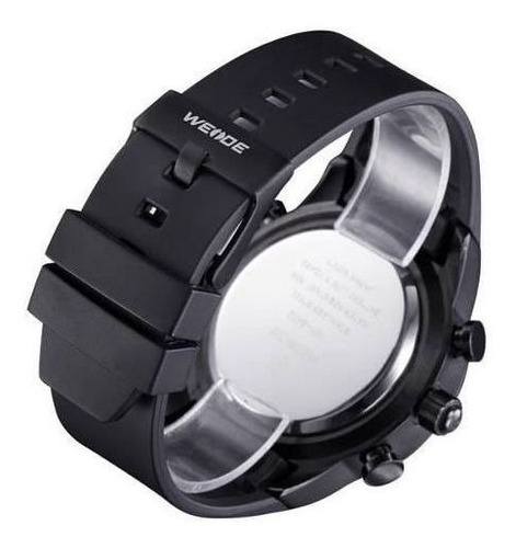 Relogio Masculino Weide Anadigi Esporte Branco Wh-3402