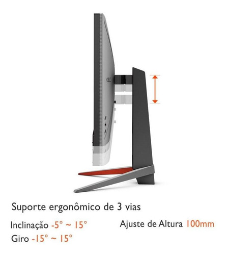 Monitor Benq 27 Pol Ex2710q Cinza Metalico