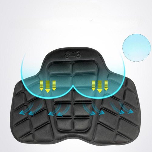 Almohadilla De Asiento De Motocicleta Genérica 3d De Ranura