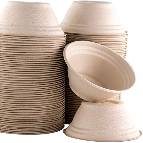 Restaurantgrade, Biodegradable Wood Dishware Bowl 100 P...