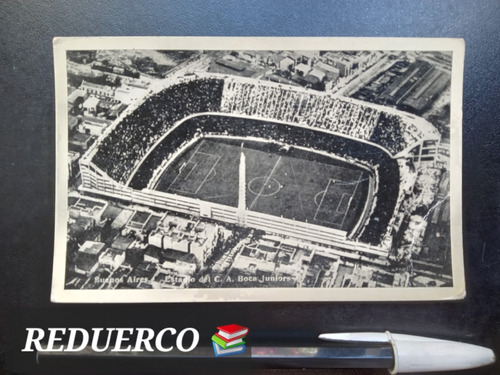 Postal Estadio Club Boca Juniors Cancha F. Ripoli 1940