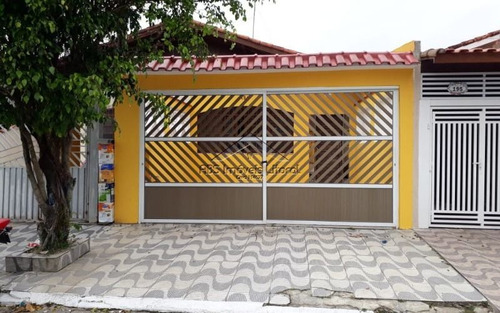 Imagem 1 de 15 de Casa 3 Dormitórios No Jardim Imperador Em Praia Grande - Sp