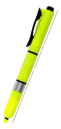 Marcador Fluorescente Retractil 2uds
