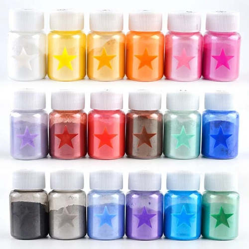 Color De Maquillaje Artístico Con Jabón De Mica Nacarada
