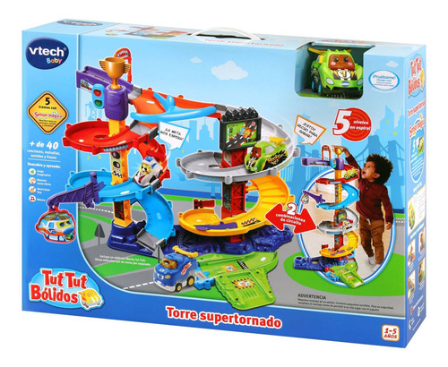 Pista Torre Supertornado Tut Tut Bolidos Vtech.