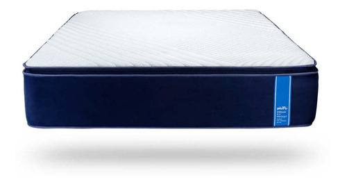 Colchón Piero Dreamfit Pocket 2 Plazas 190x140 Color Azul