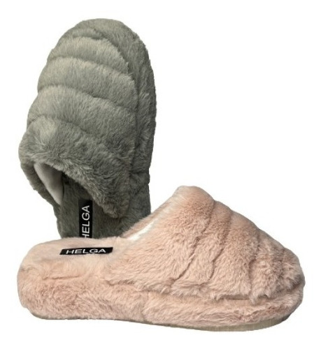 Pantufla Cerrada Mujer Peluche Pantubota 