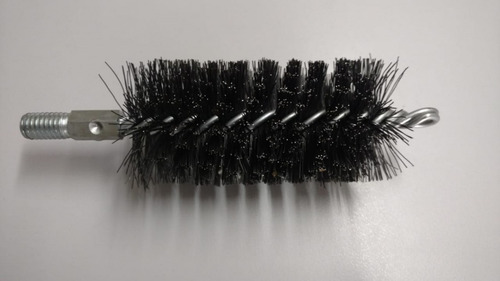 Escova Tubular De Aço Carbono Diâm. 3 Pol Com Rosca 1/2