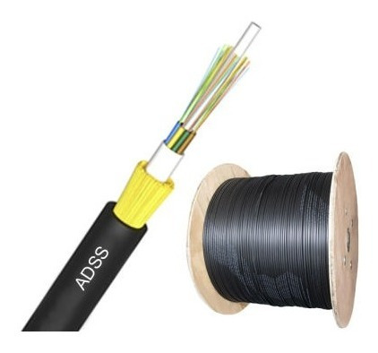 Cable De Fibra Optica 12 Hilos 2km Drop Ftth G652d