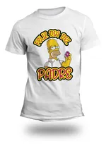 Comprar Playera Feliz Dia Del Padre Homero. Dia Del Padre