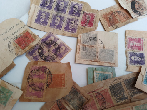 Lote Antiguas Estampillas Brasil Variadas Y Otras Leer L12 (Usado)