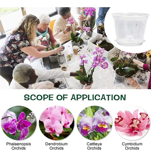 Bote De Orquídeas, Macetas De Guardería, Maceta De Orquídeas