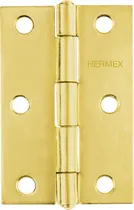 Comprar Bisagras Doradas 3'' 7.5cm Para Puertas Muebles Hermex X Par