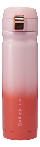 Adagio Teas Travel Mug 400 Ml Con Infusor Degradé Rosado Rojo