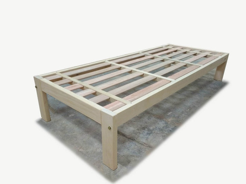 Cama Base De Sommier En Madera Dura: Petiribí Blanco