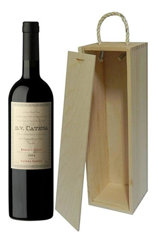 Estuche Madera Vino Dv Catena Syrah Syrah X 750cc