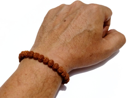 Imagem 1 de 2 de Pulseira Japamala 27 Semente Rudraksha - Com Saquinho