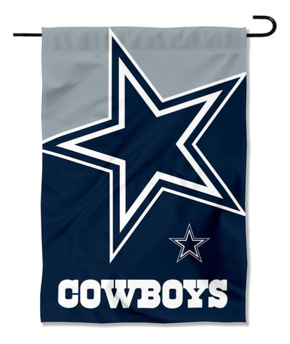Dallas Cowboys Large Logo Double Sided Garden Banner Fl...